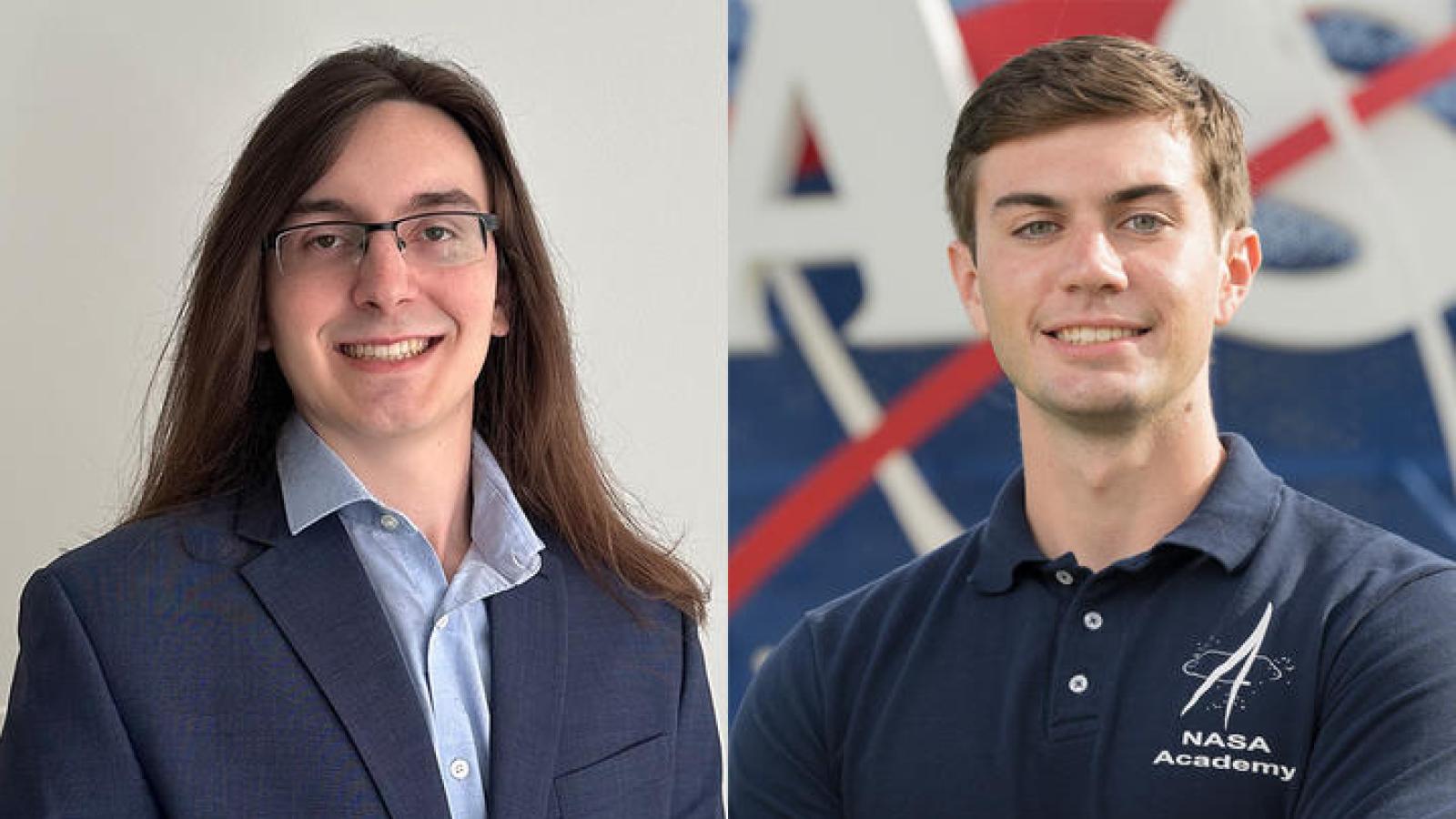 Recent UK graduates Lucas Gastineau, left, and Asa O’Neal have received National Science Foundation Graduate Research Fellowships. Photos provided.
